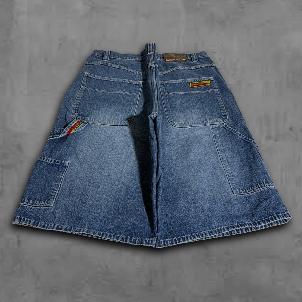 JNCO Like Brooklyn Express Jorts Baggy Relaxed Skater Look Grunge Archive Sz 38